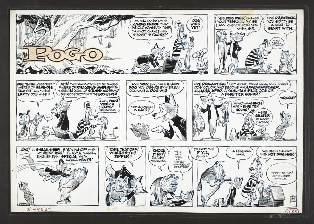 Virtual Tour of “Into the Swamp: The Social and Political Satire of Walt Kelly’s Pogo”